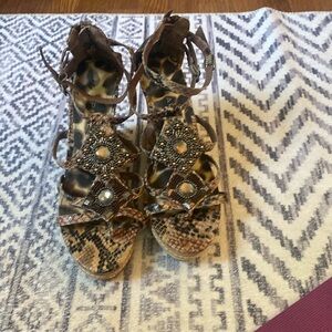 8.5 rampage gladiator wedges good condition